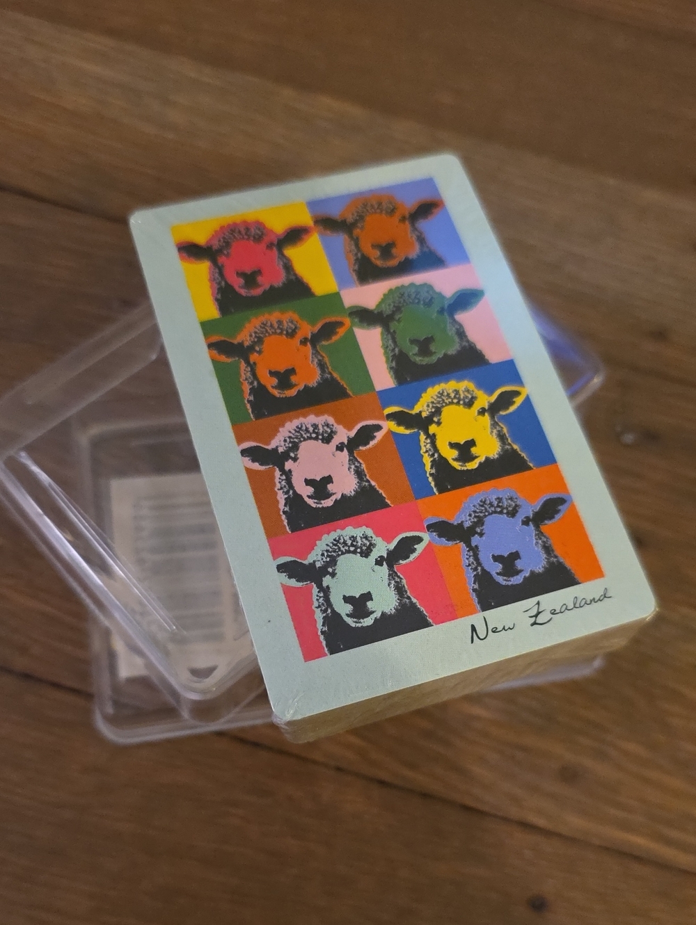 New Zealand Colorful Sheep Pop Art Playing Cards - NEW